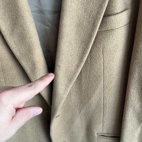 Vintage Hunt Valley Camel Hair Blazer Coat Jacket Size Men’s XL 22x34 - Picture 4 of 10